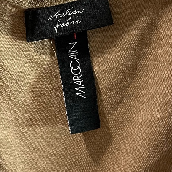 MARCCAIN – Blouse cache-cœur tan – Taille N6/12 - Picture 2 of 12